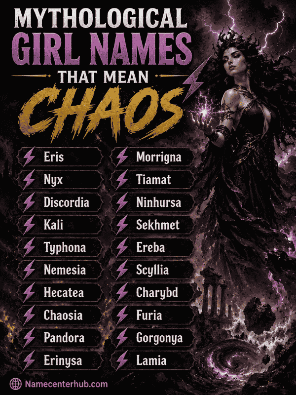 Mythological Girl Names That Mean Chaos