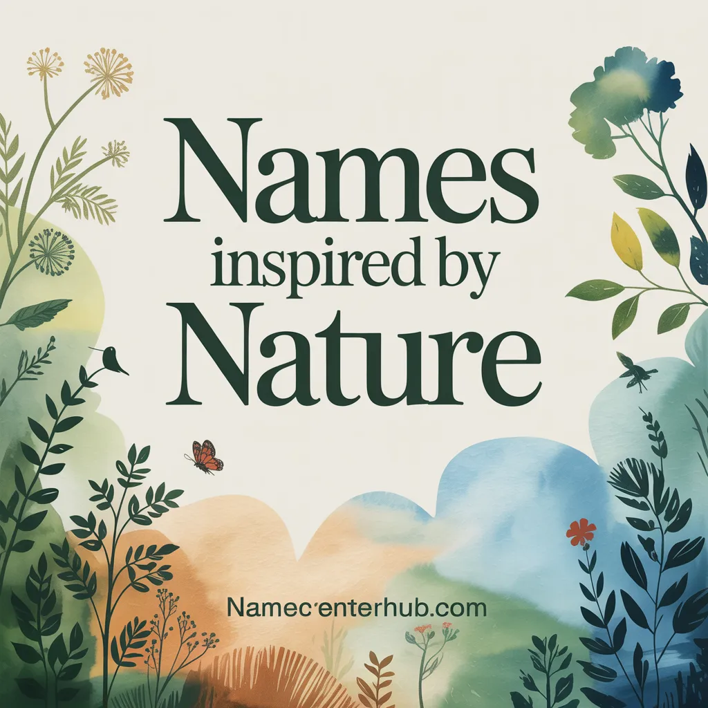 Names Inspired by Nature