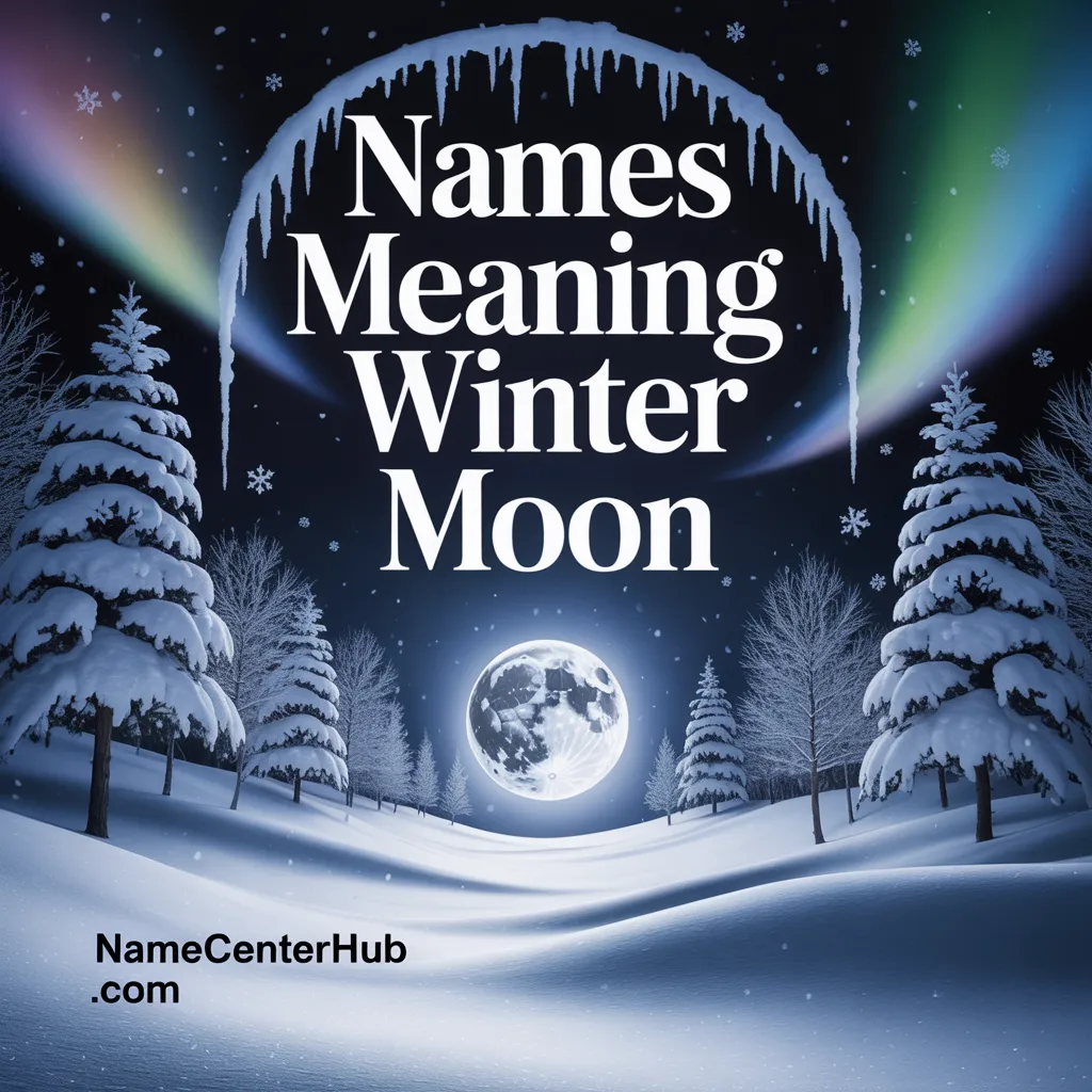 Names Meaning Winter Moon