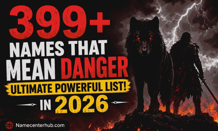 Names That Mean Danger