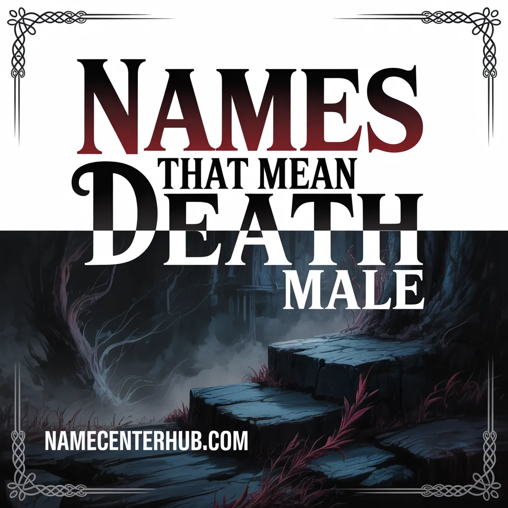 Names That Mean Death Male