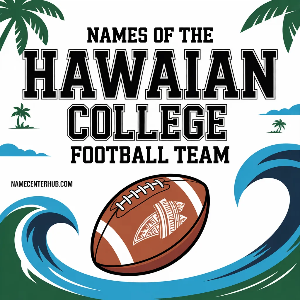 Names of the Hawaiian College Football Team