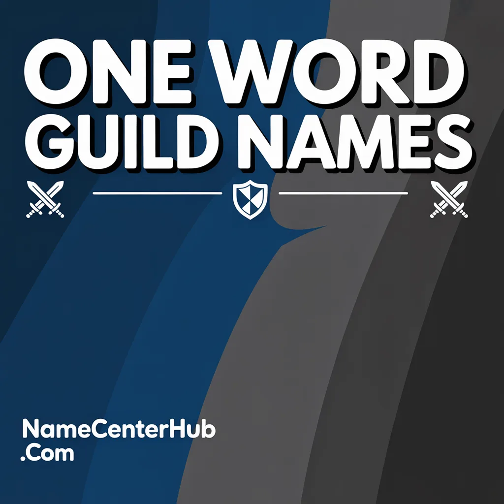 One Word Guild Names