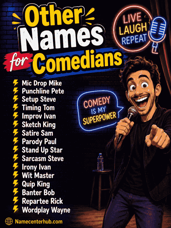 Other Names for Comedians