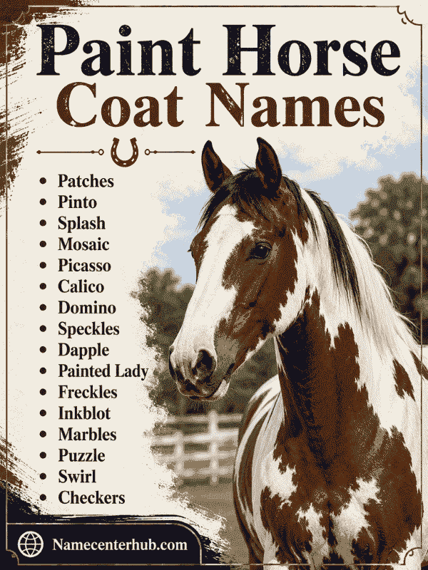 Paint Horse Coat Names