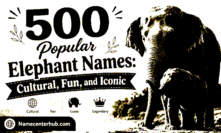 Popular Elephant Names
