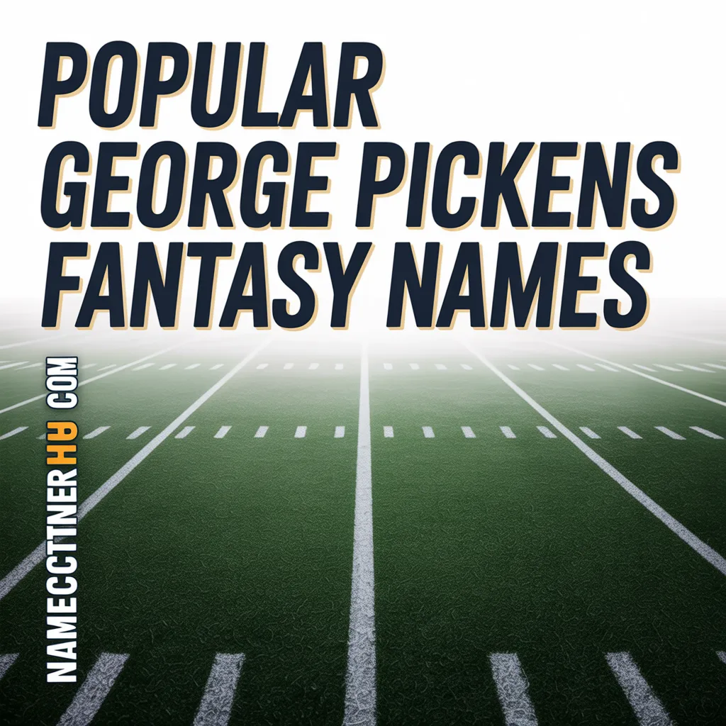 Popular George Pickens Fantasy Names