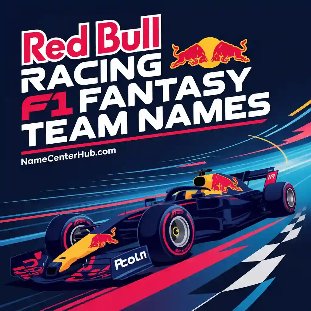 Red Bull Racing F1 Fantasy Team Names