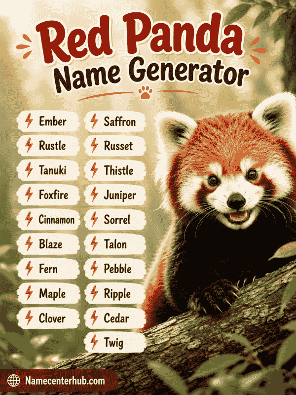 Red Panda Name Generator
