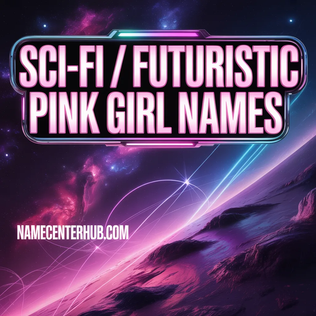 Sci-Fi Futuristic Pink Girl Names