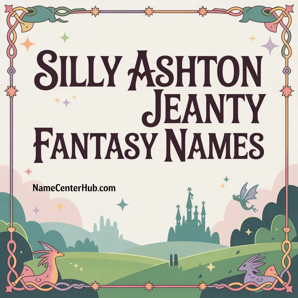 Silly Ashton Jeanty Fantasy Names