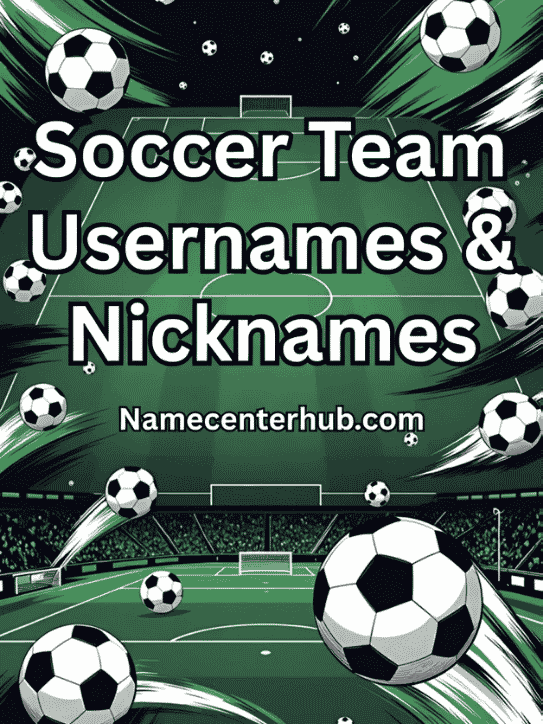 Soccer Team Usernames & Nicknames