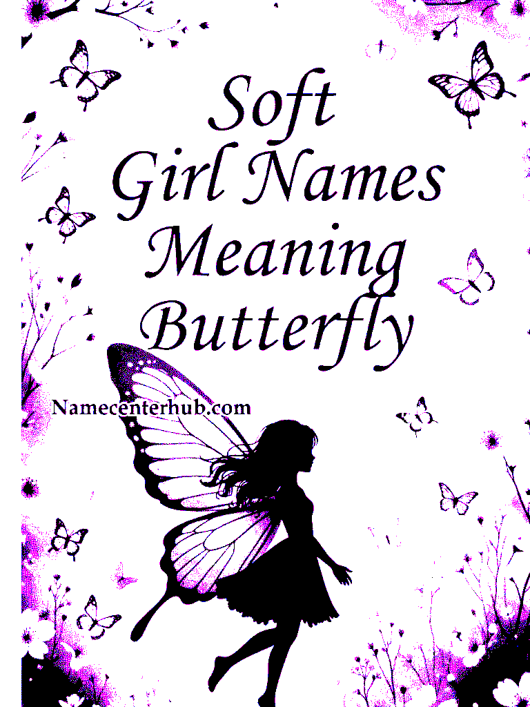 Soft Girl Names Meaning Butterfly