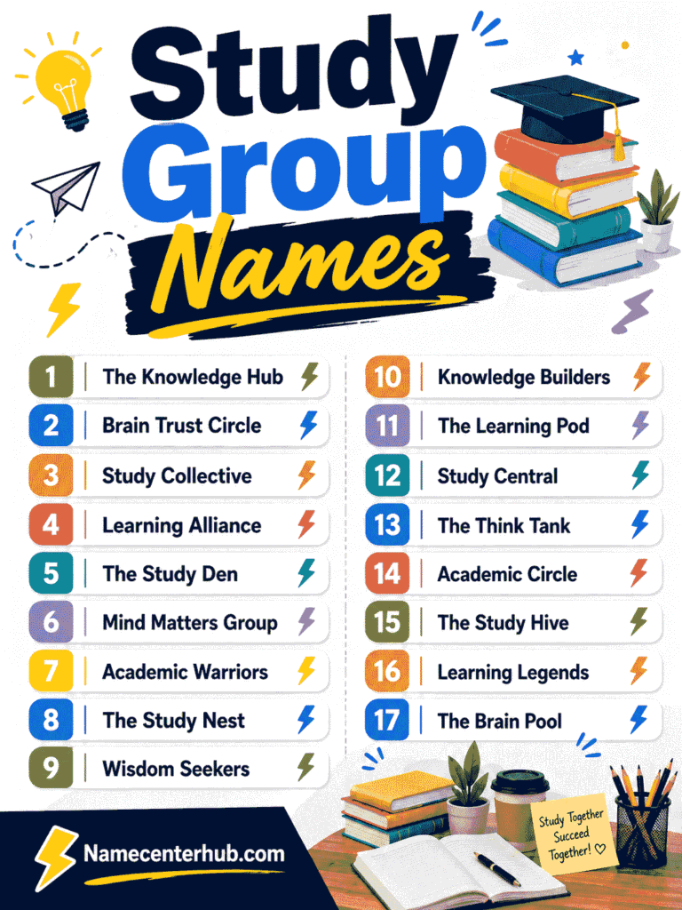 Study Group Names