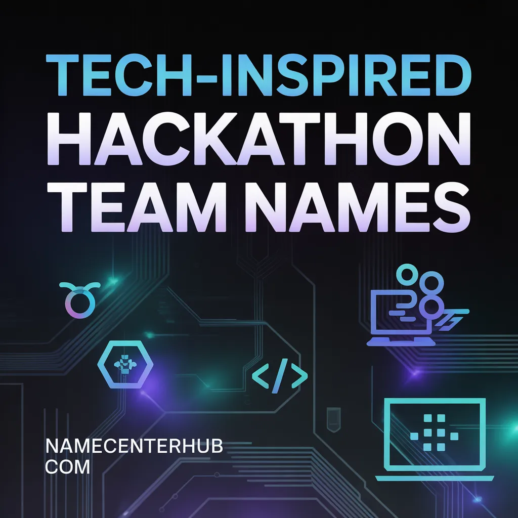 Tech-Inspired Hackathon Team Names