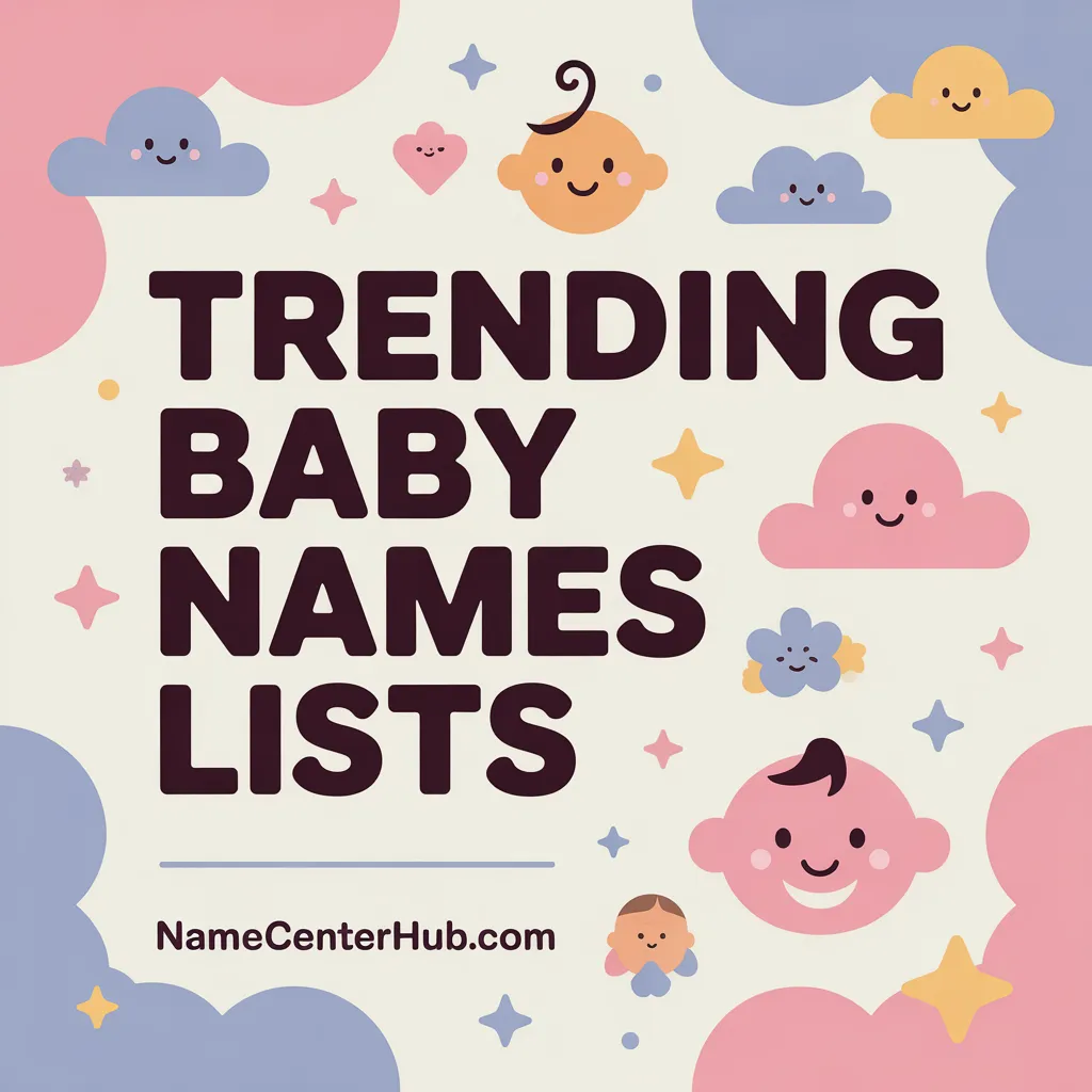 Trending Baby Names Lists