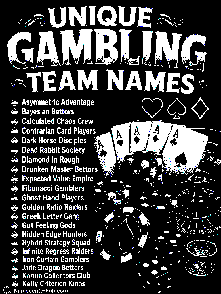 Unique Gambling Team Names