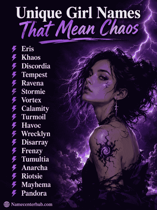Unique Girl Names That Mean Chaos