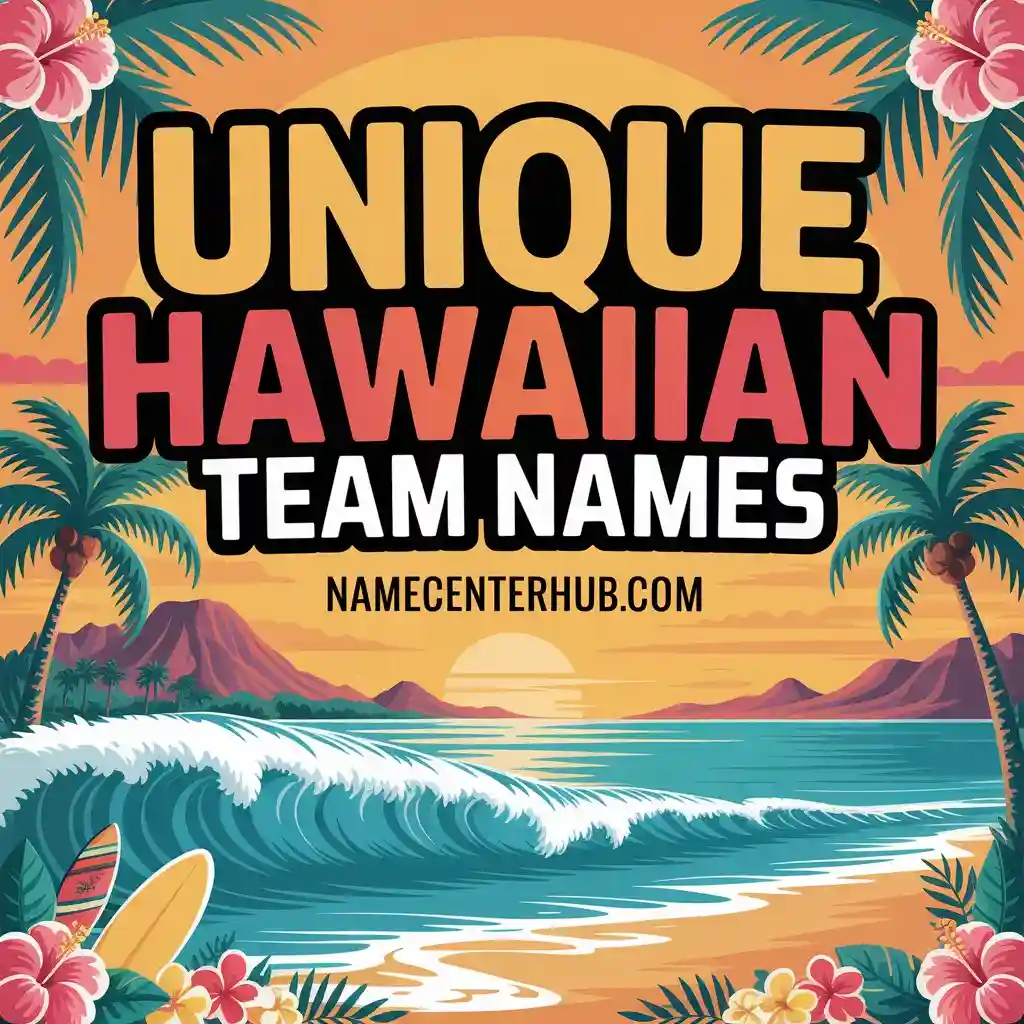 Unique Hawaiian Team Names
