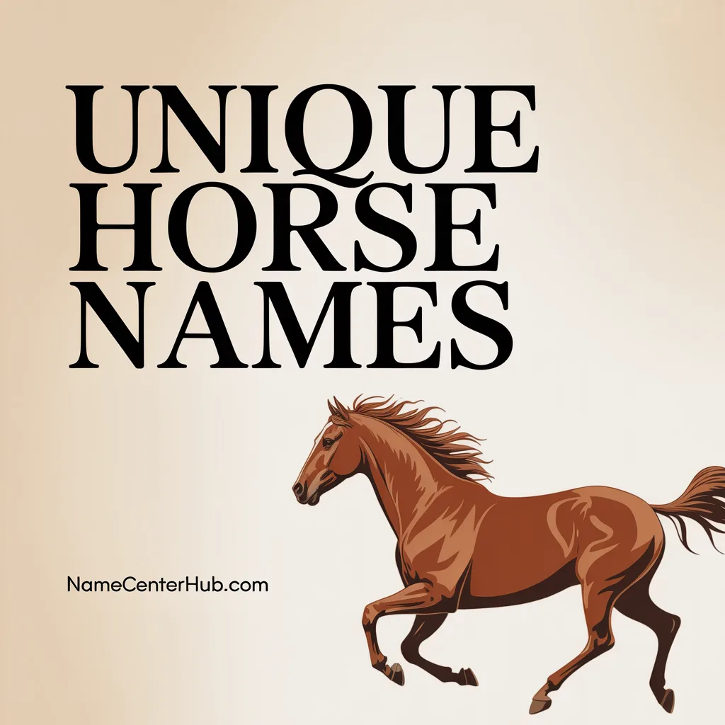 Unique Horse Names