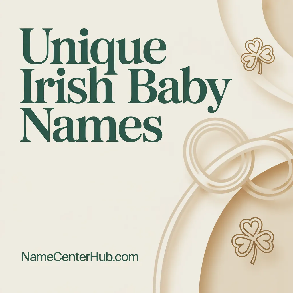 Unique Irish Baby Names