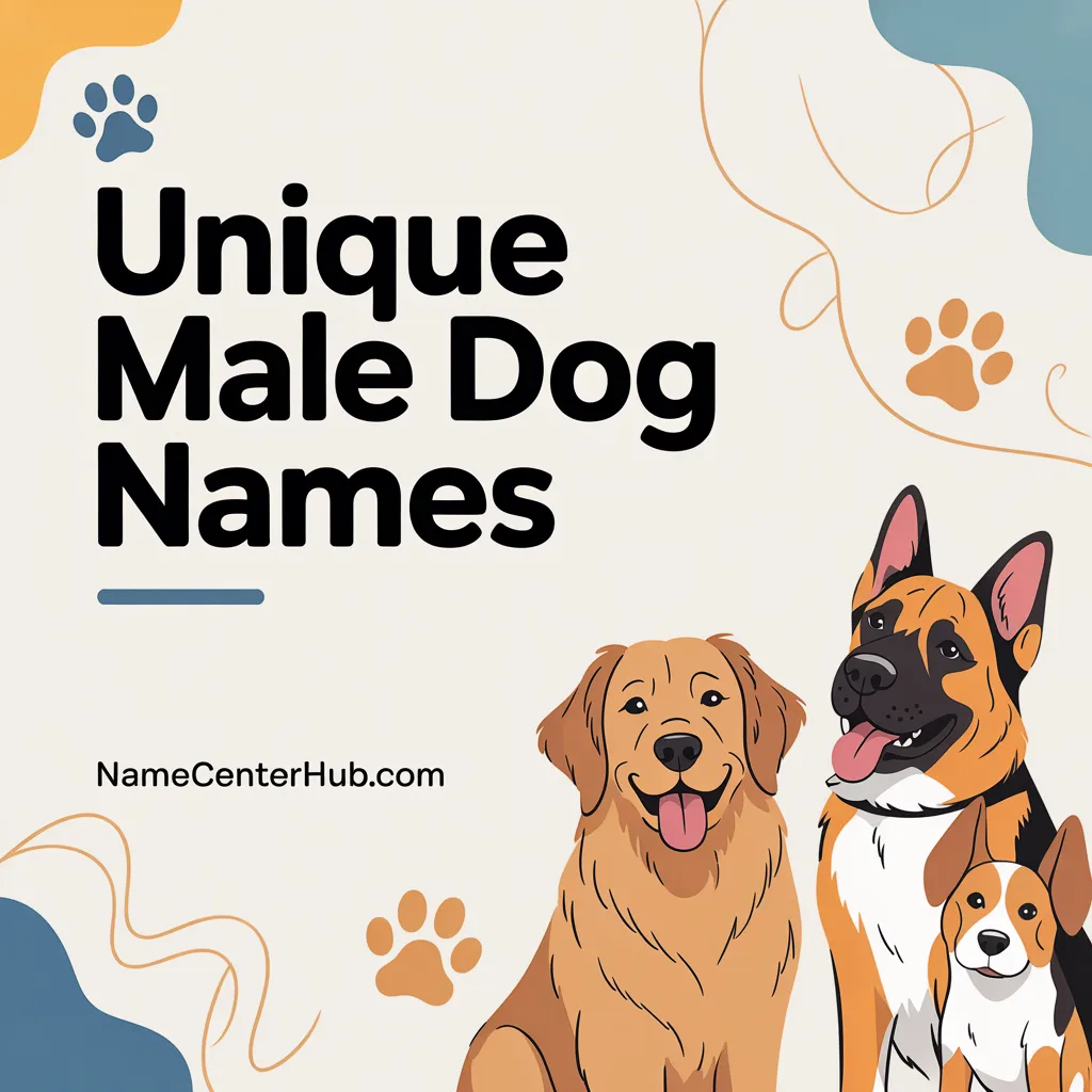 Unique Male Dog Names