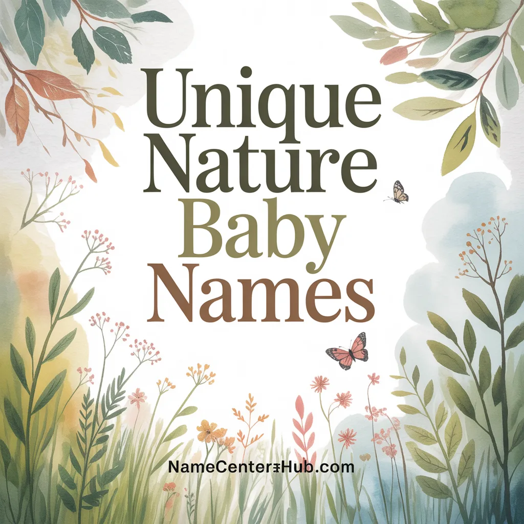 Unique Nature Baby Names