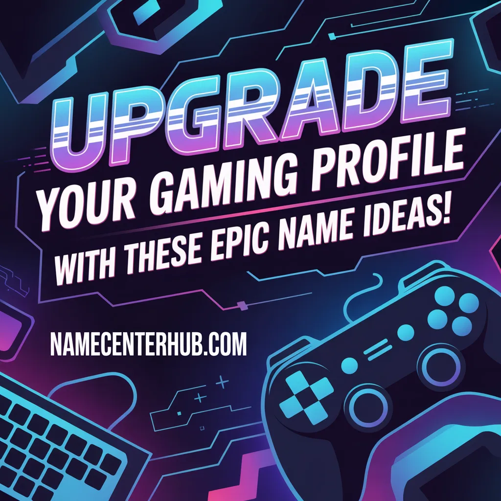 Upgrade Your Gaming Profile with These Epic Name Ideas!