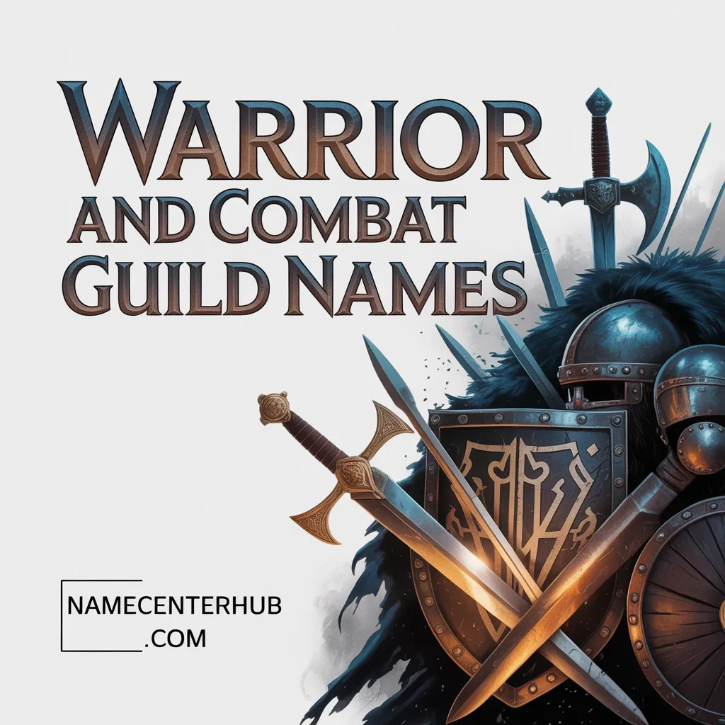 Warrior and Combat Guild Names