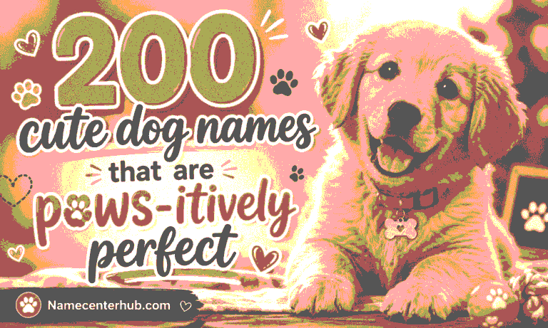 cute dog names