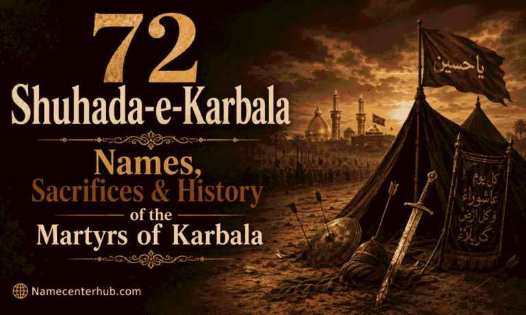 72 Shuhada-e-Karbala Names