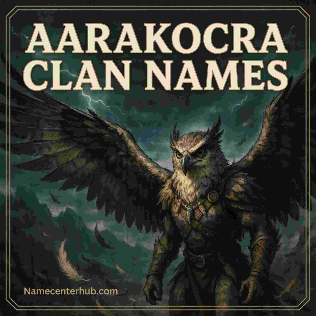 Aarakocra Clan Names