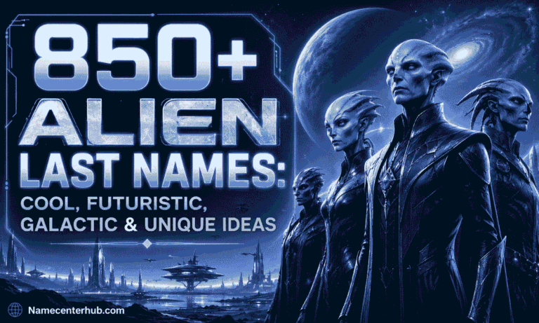 Alien Last Names