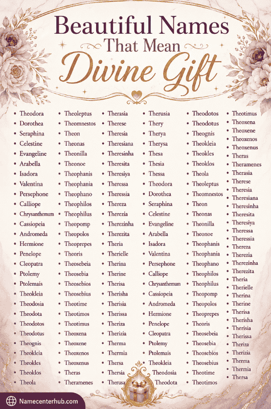 Beautiful Names That Mean Divine Gift