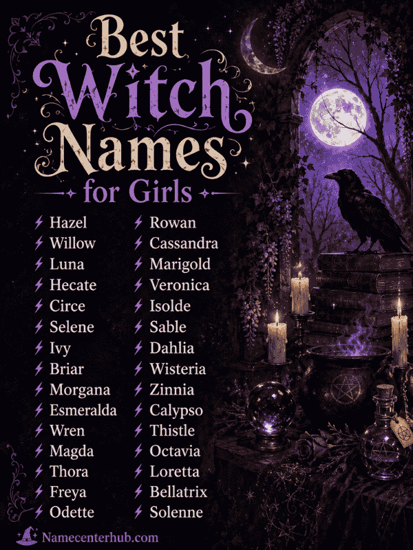 Best Witch Names for Girls