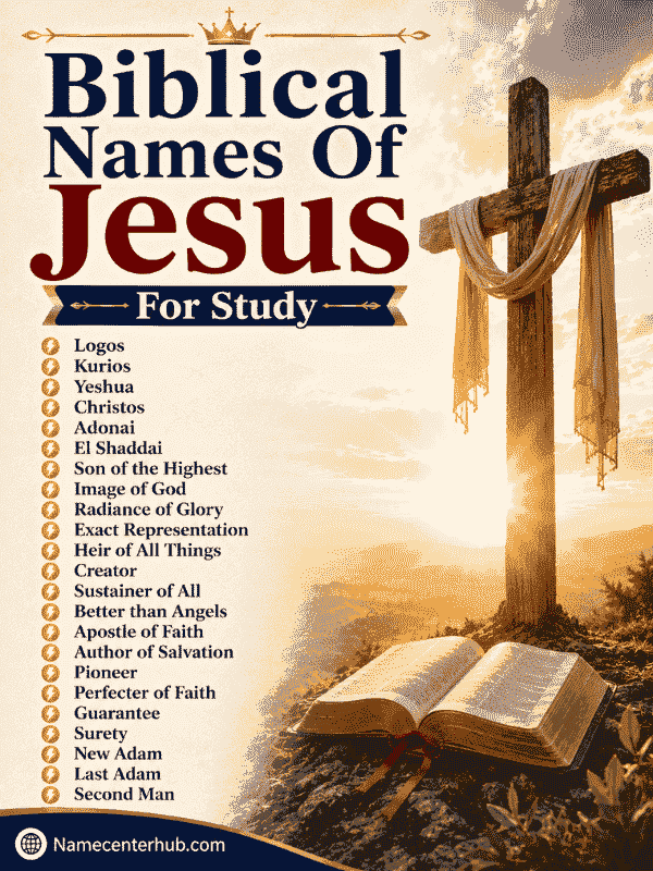 Biblical Names Of Jesus For Study