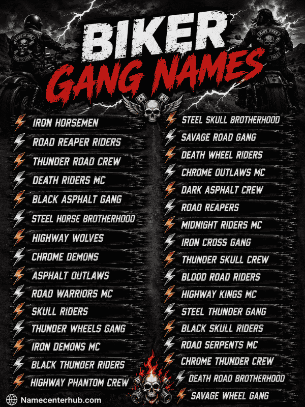 Biker Gang Names