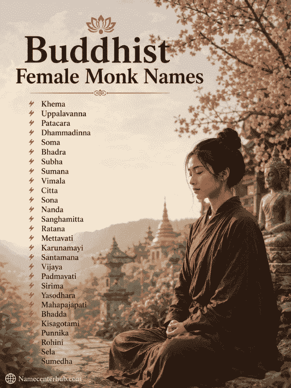 Buddhist Female Monk Names