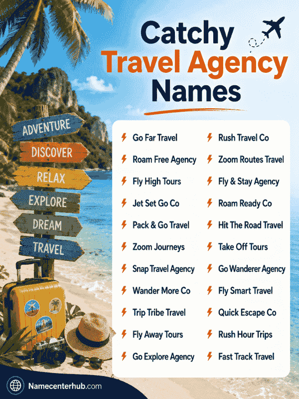 Catchy Travel Agency Names