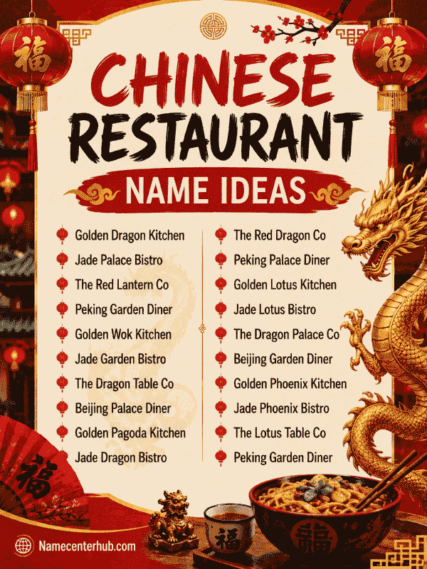 Chinese Restaurant Name Ideas