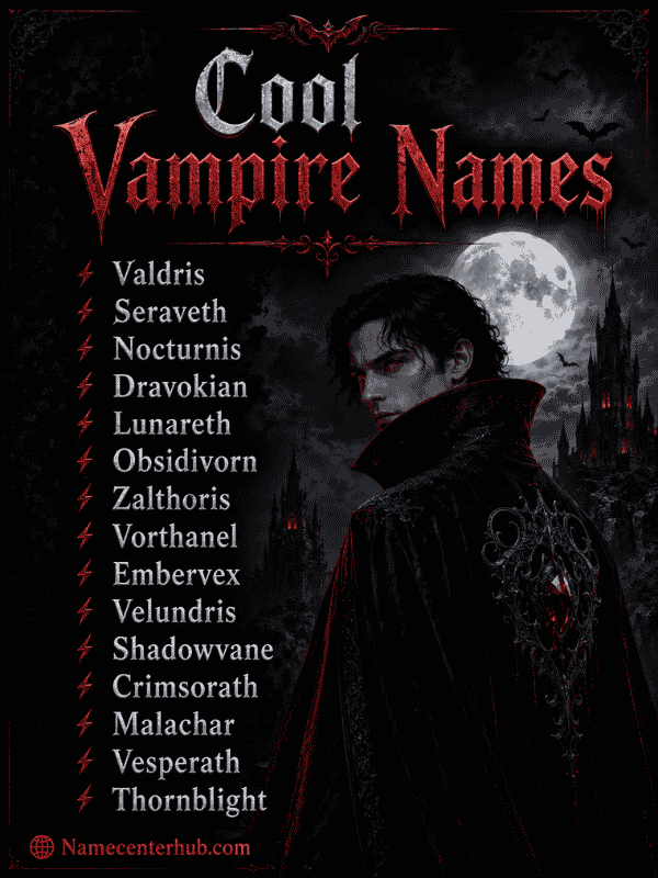 Cool Vampire Names