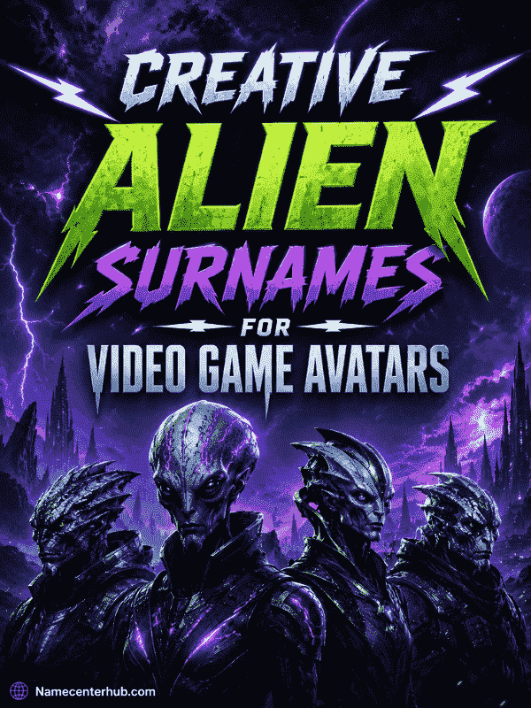 Creative Alien Surnames For Video Game Avatars