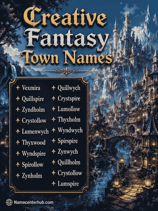 Creative Fantasy Town Names