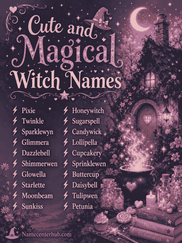 Cute and Magical Witch Names