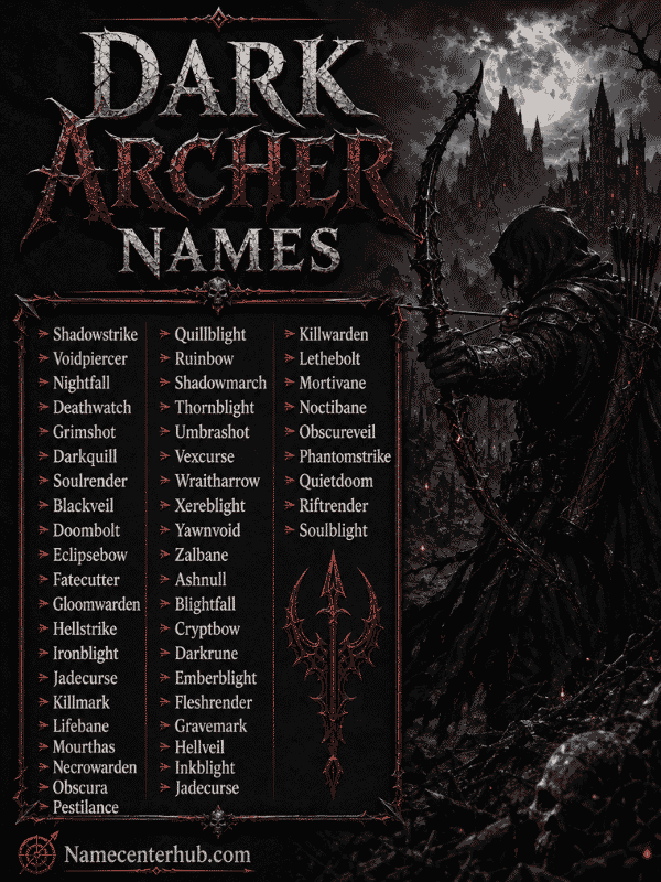 Dark Archer Names