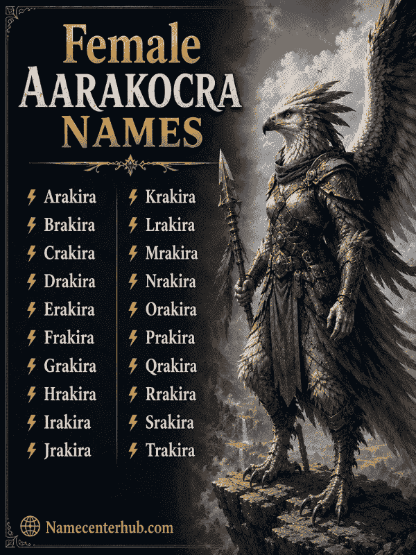 Female Aarakocra Names