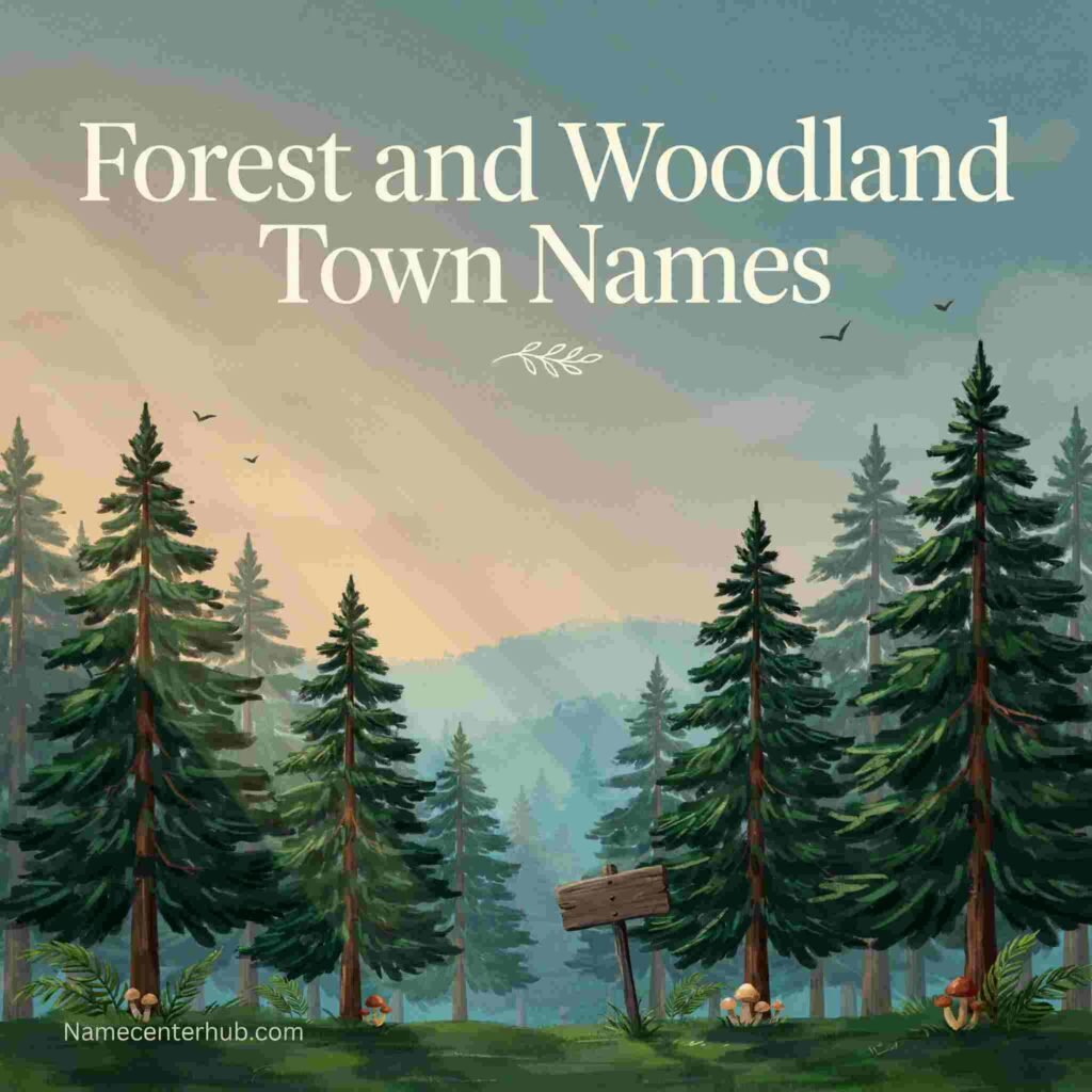 Forest and Woodland Town Names