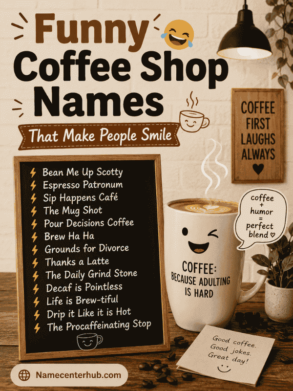 Funny Coffee Shop Names That Make People Smile