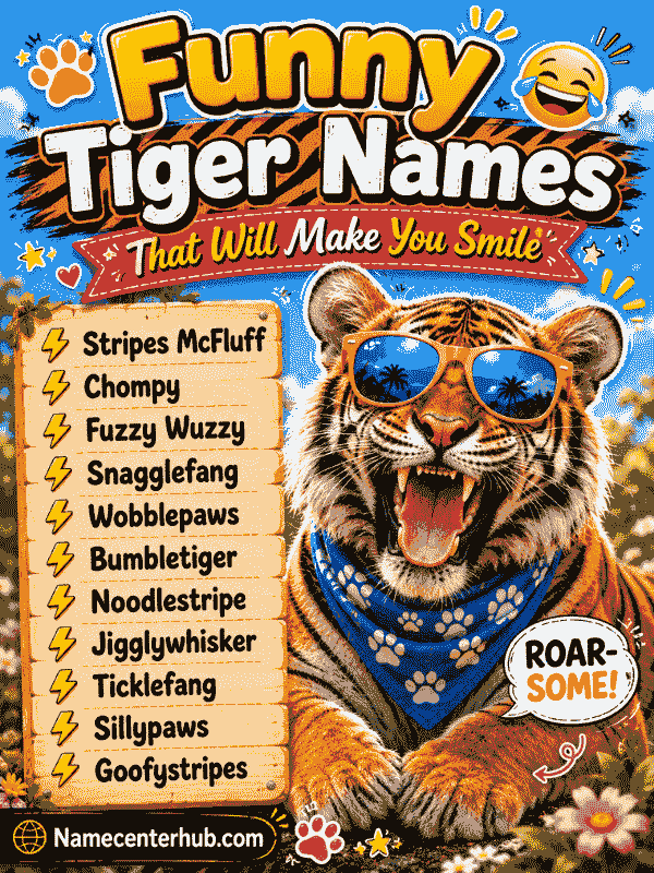 Funny Tiger Names That Will Make You Smile