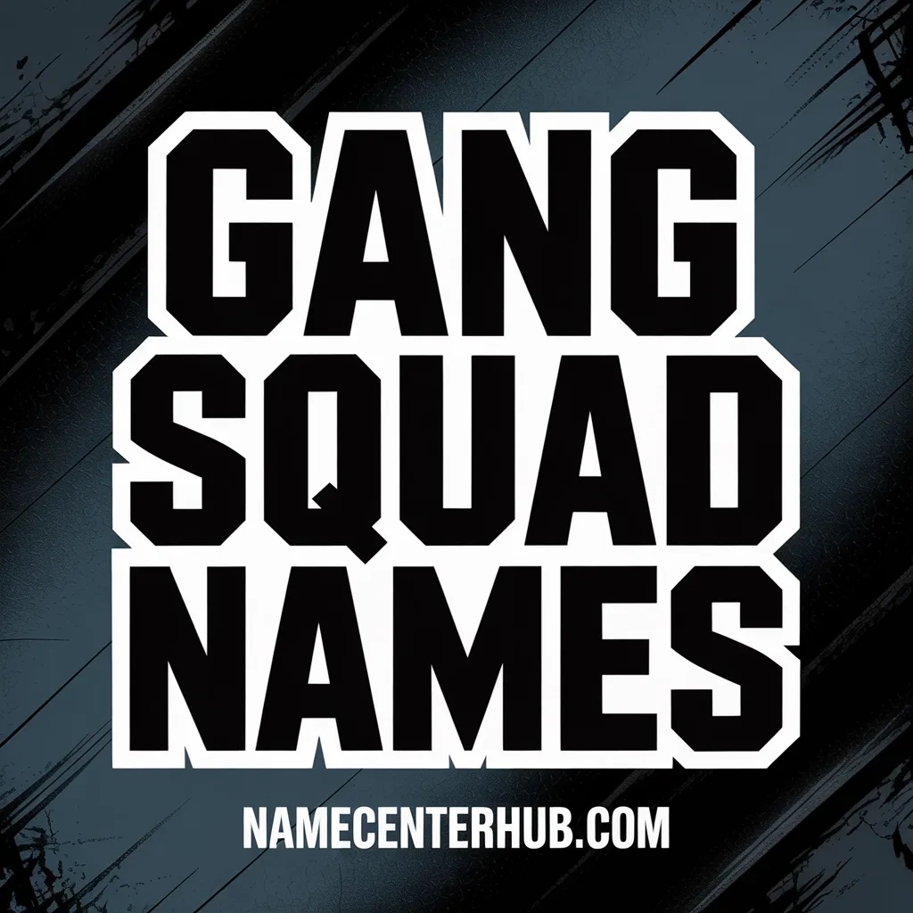 Gang Squad Names